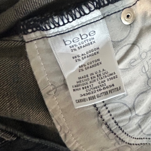 Womens bebe Jeans Size 31P - Picture 3 of 5